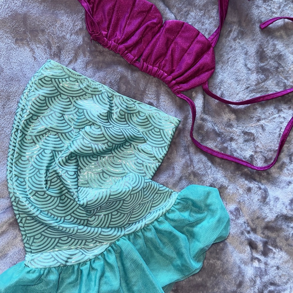Disney Ariel The Little Mermaid Tail Swimsuit